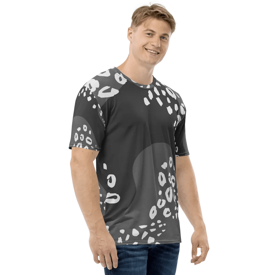 Wild Grey Leopard All-Over Tee product image (4)