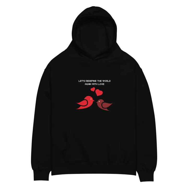 Lovebirds Unisex Oversized Hoodie product image (2)