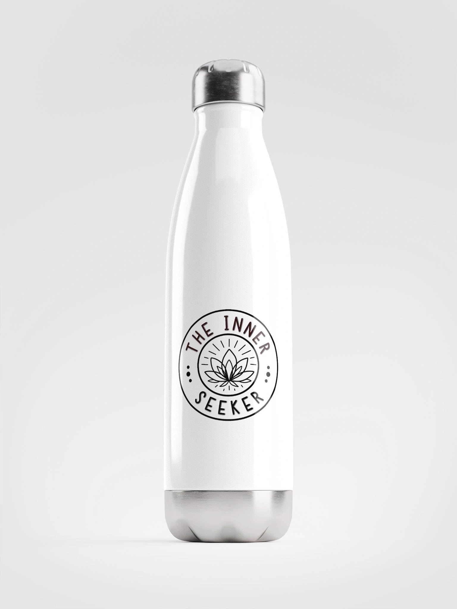The Inner Seeker Logo Stainless Steel Water Bottle product image (1)