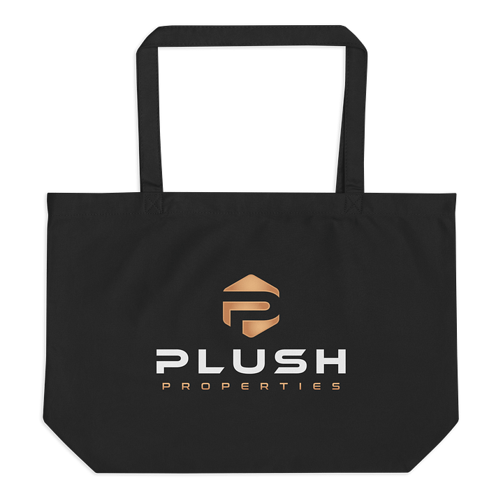 Plush Organic Cotton Tote - Black product image (1)