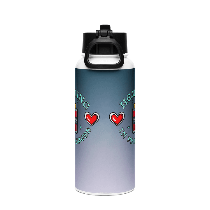 Healing In Progress Stainless Steel Water Bottle with a Straw Lid product image (2)
