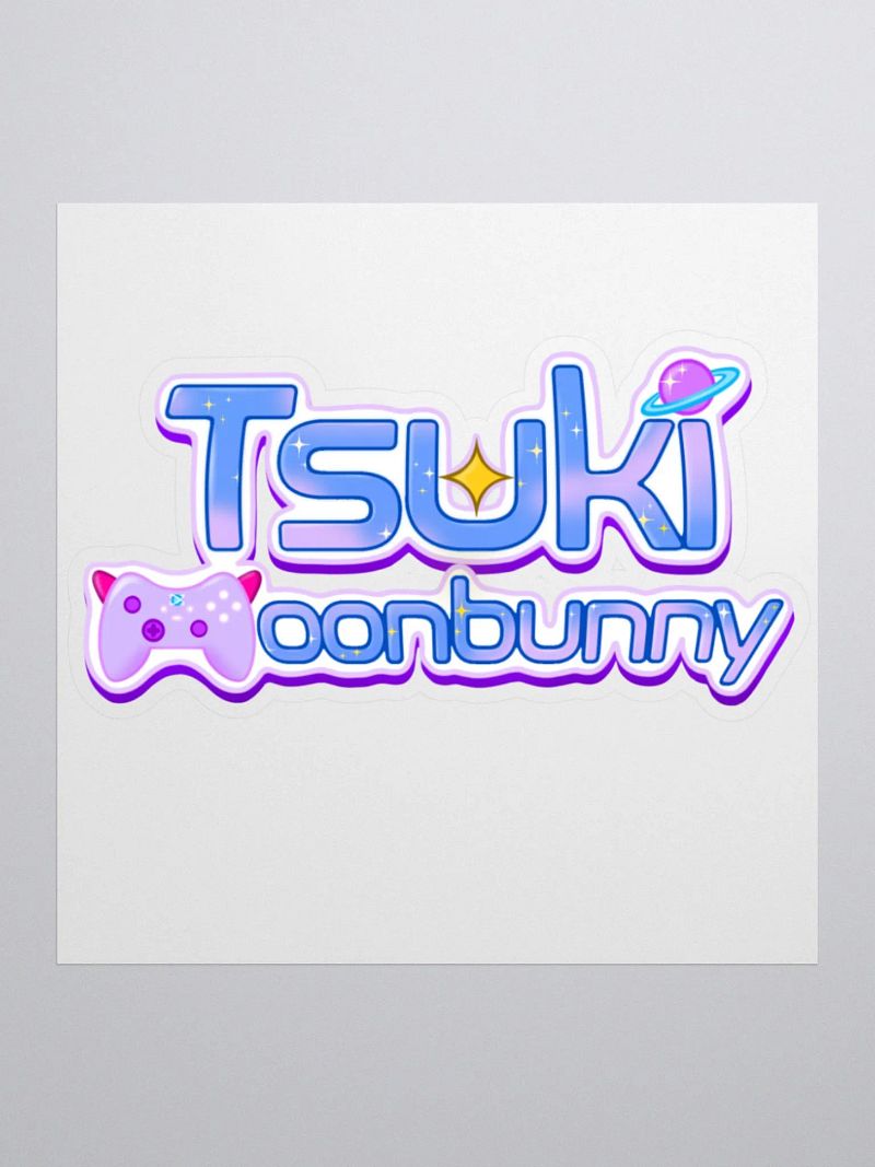 Tsuki the Moon Bunny Logo Sticker (2nd Gen)