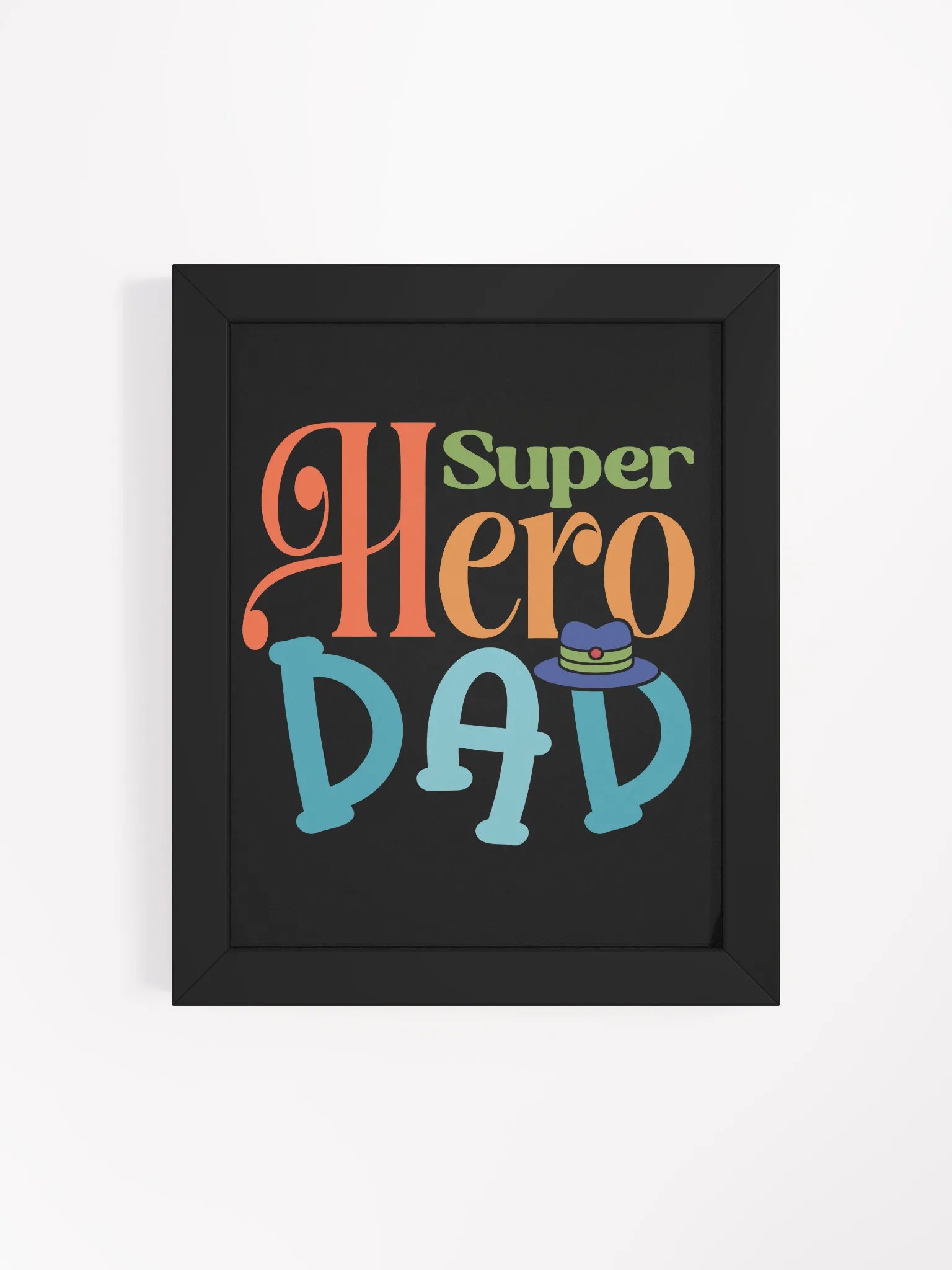 Super Hero Dad Framed Matte Poster product image (55)