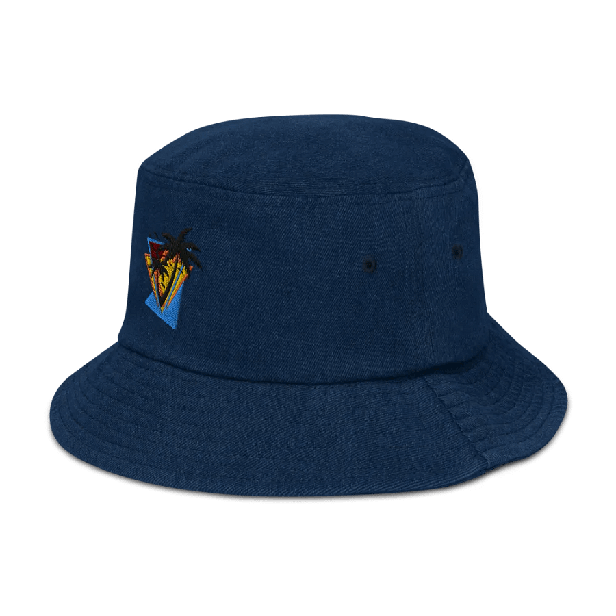 Sunset Vibes Denim Bucket Hat product image (4)