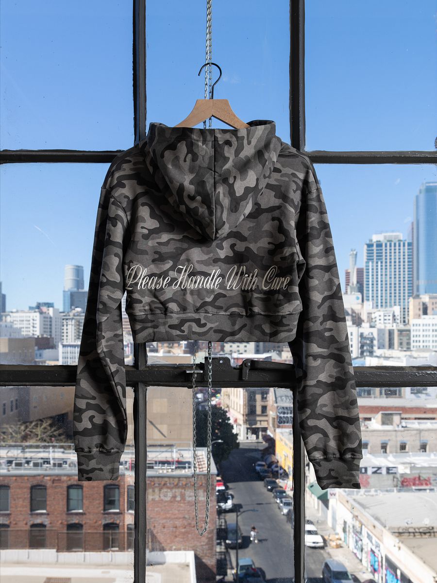 Fragile Cropped Hoodie product image (5)