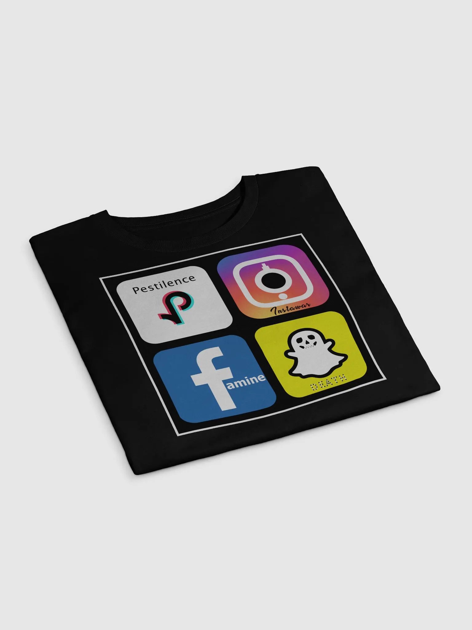 4 Apps of the Apocalypse Crop Top product image (3)