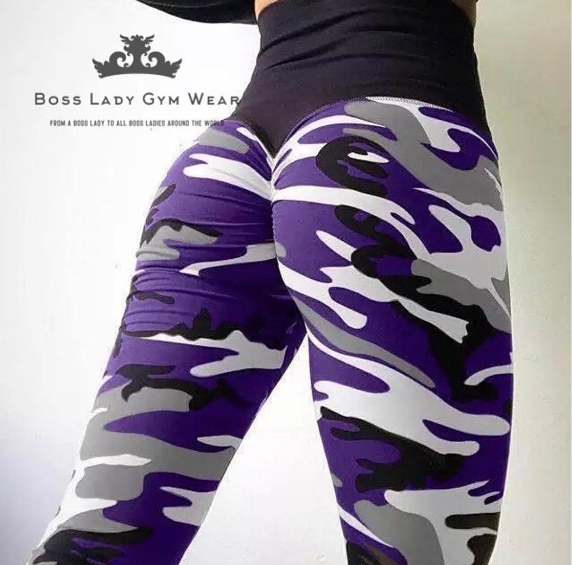 Camo High Waist Scrunch back - Legging product image (2)
