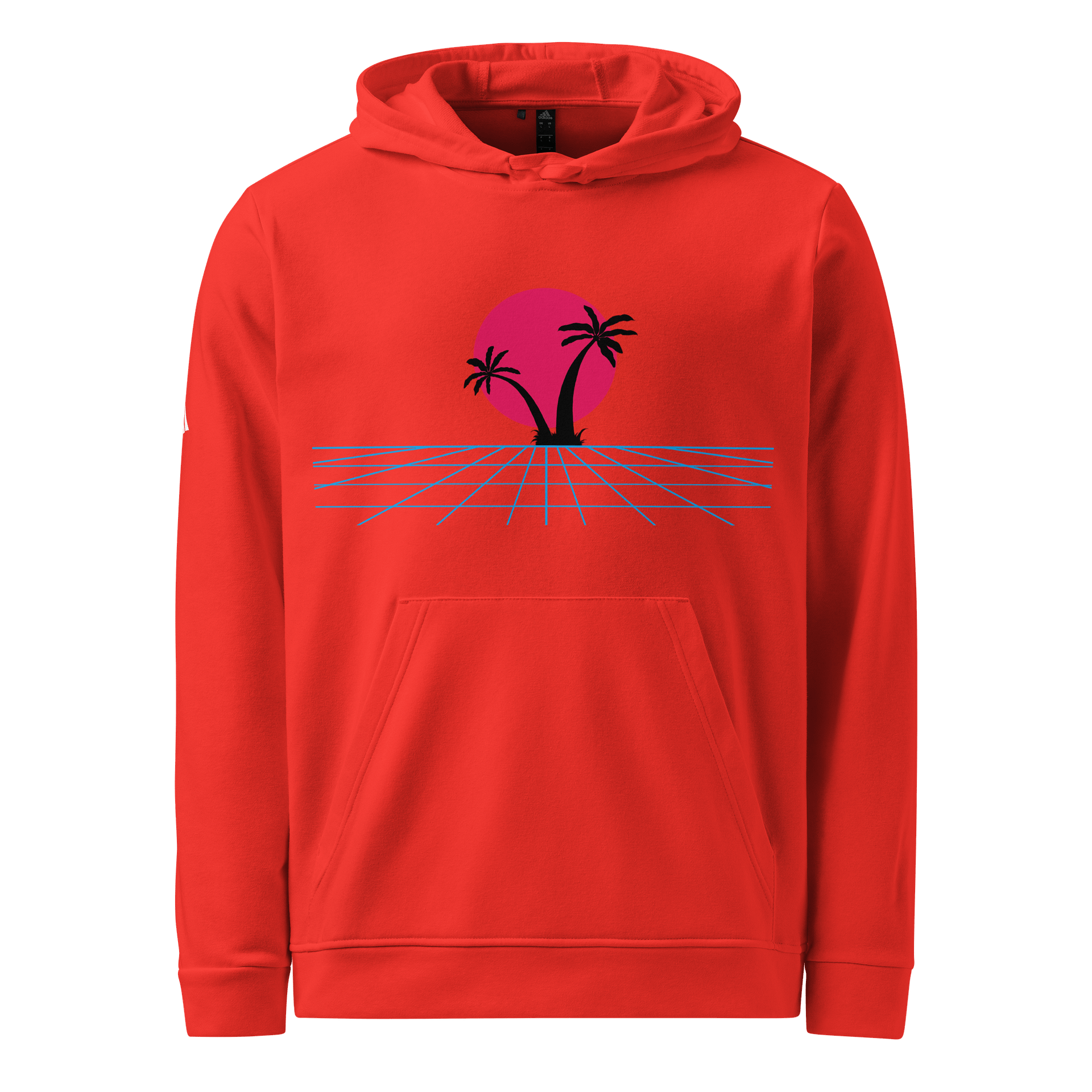 Neon Retro Synthwave Hoodie product image (1)
