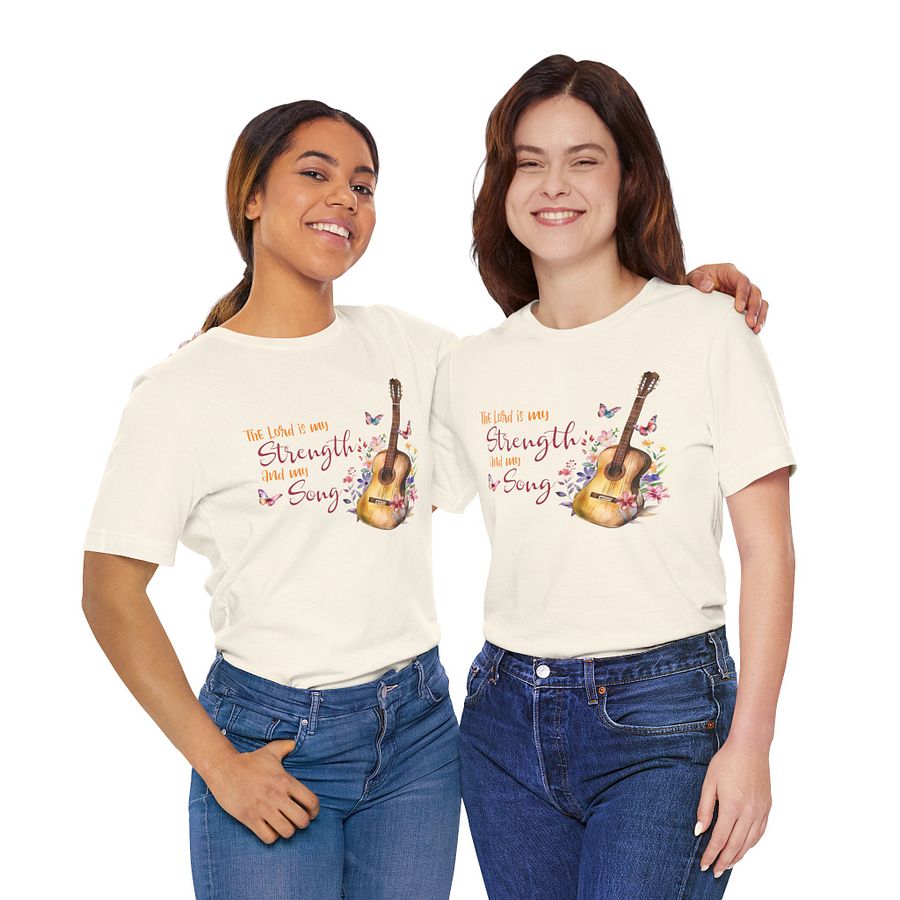 The Lord is my strength and my song T-shirt product image (3)