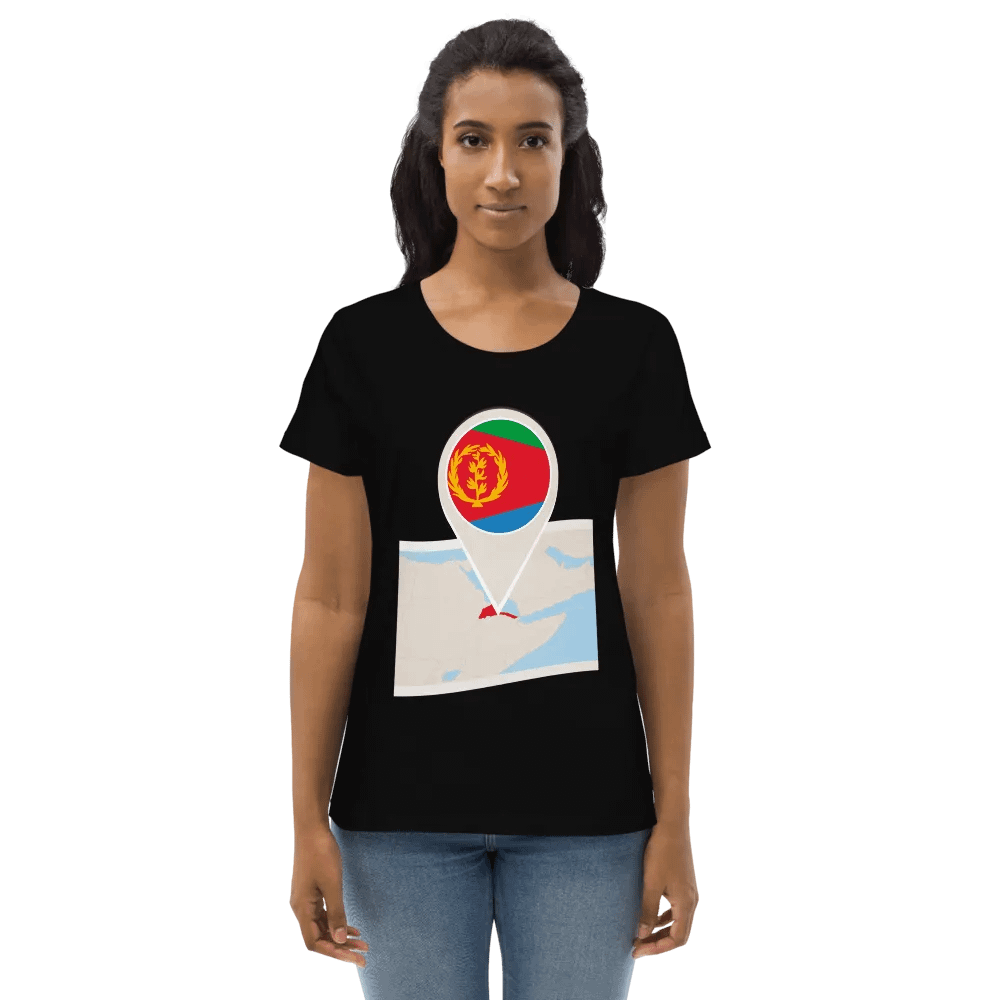 Eco-Friendly Flag Pin Women's Tee product image (13)
