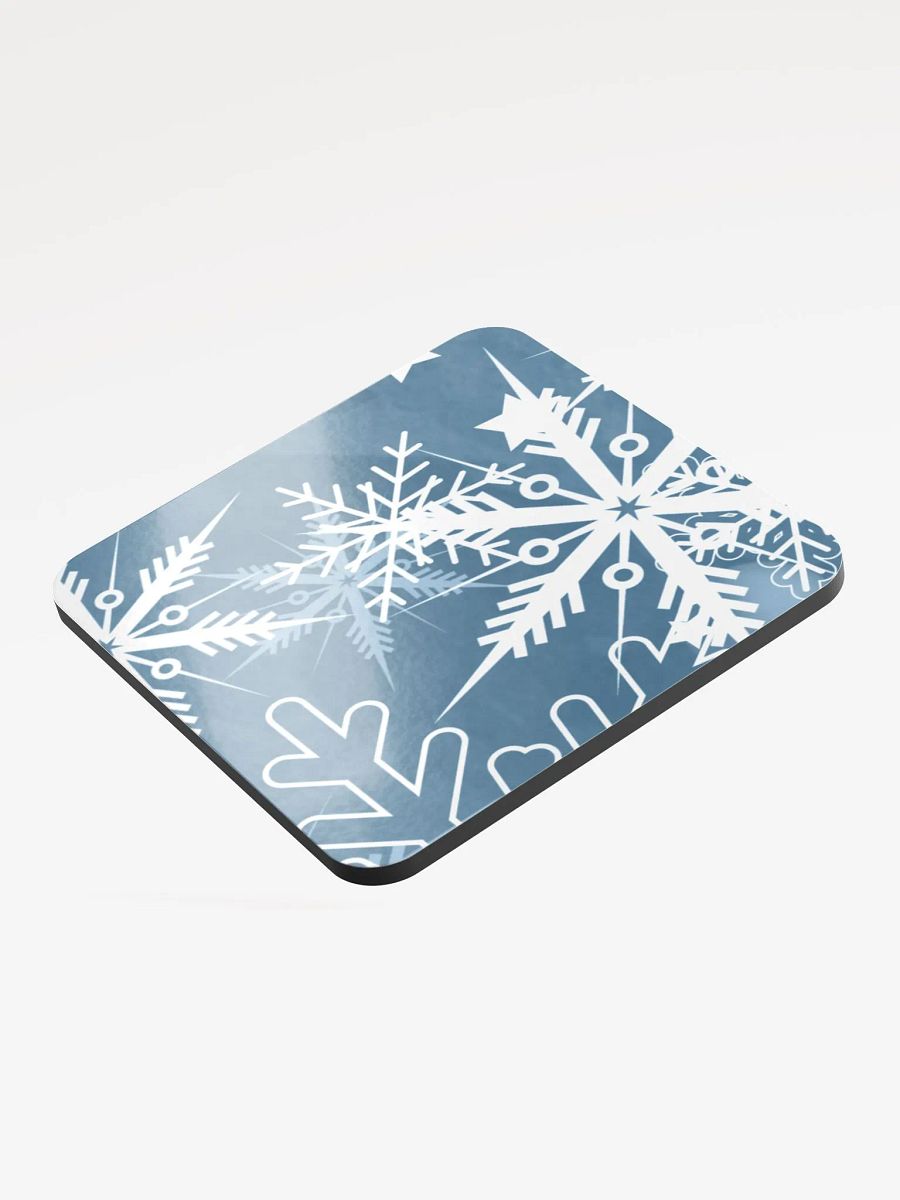 Frosty Flakes Glossed Cork Coaster gift for entertainers moms colleagues friends product image (3)