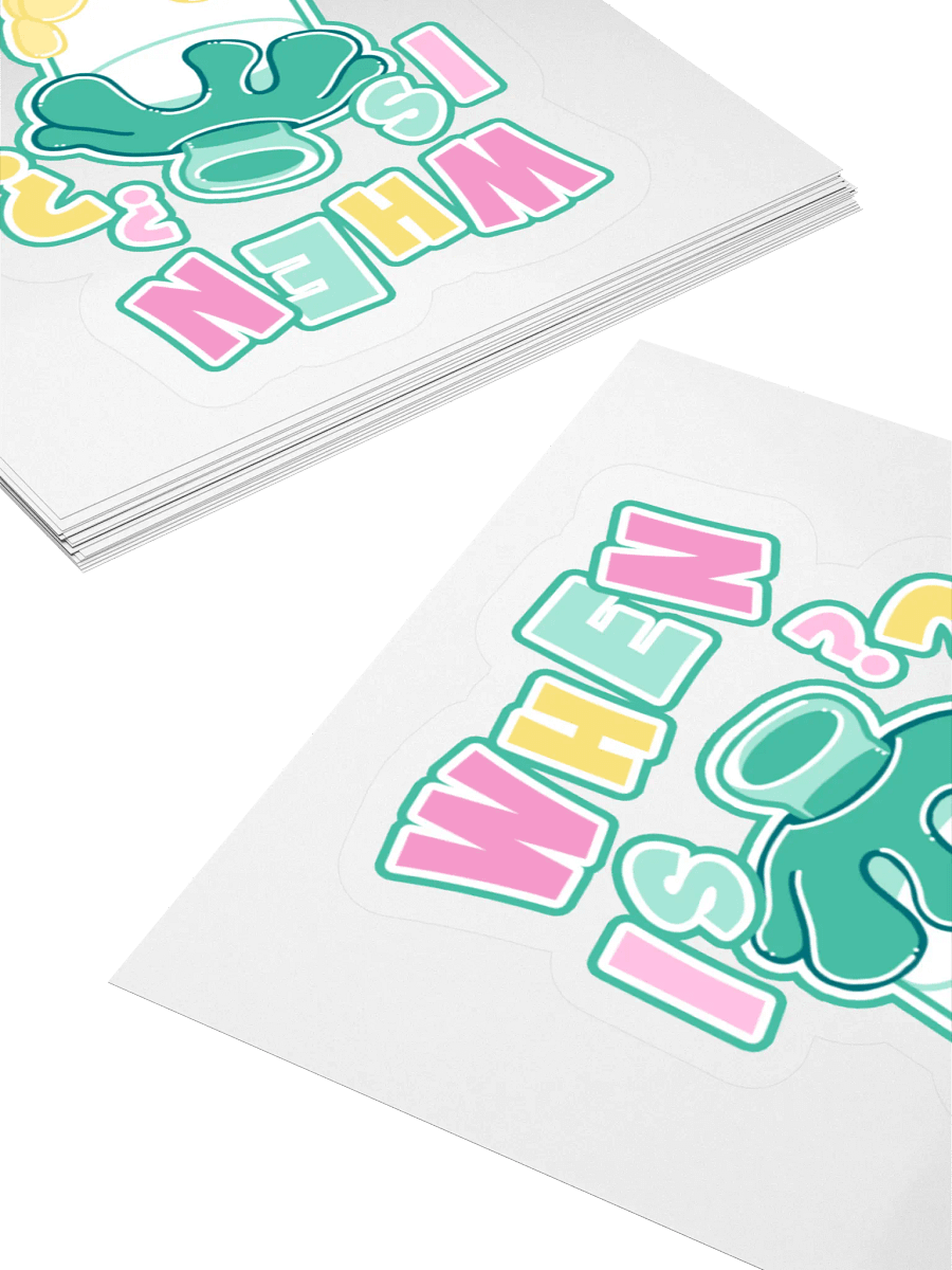 WHEN is Milk?? Stickers product image (8)