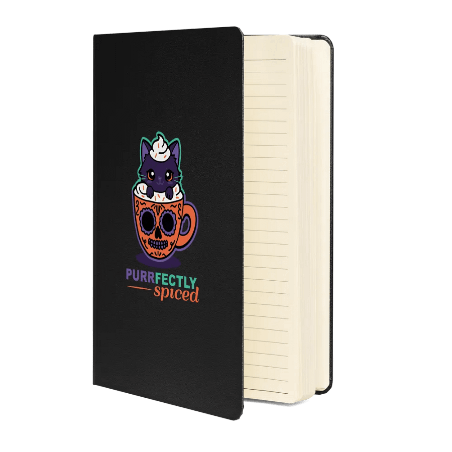 Purrfectly Spiced Hardcover Bound Lined Notebook product image (3)