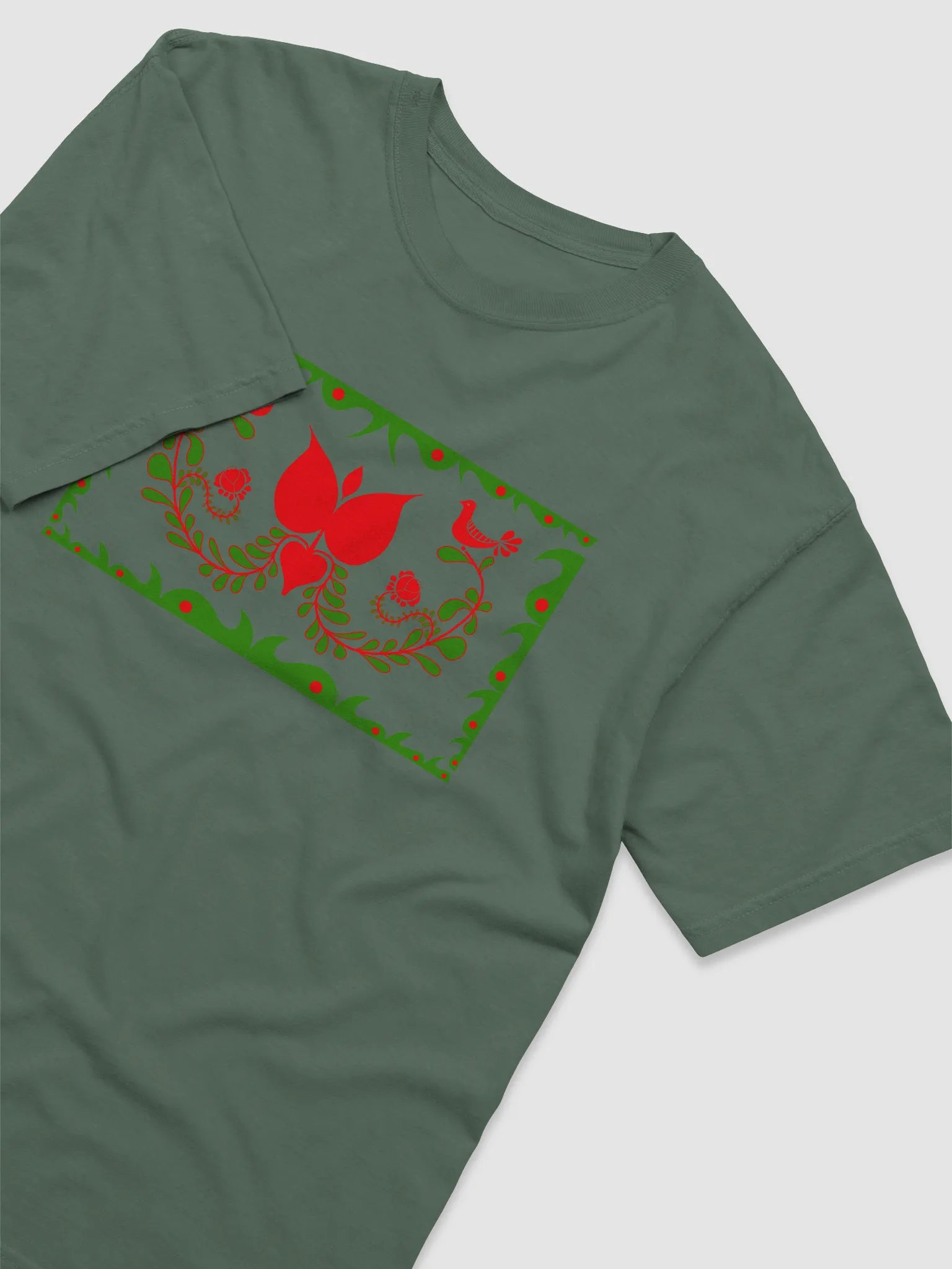 Hungary's Nature Folk Art Floral T-Shirt product image (3)