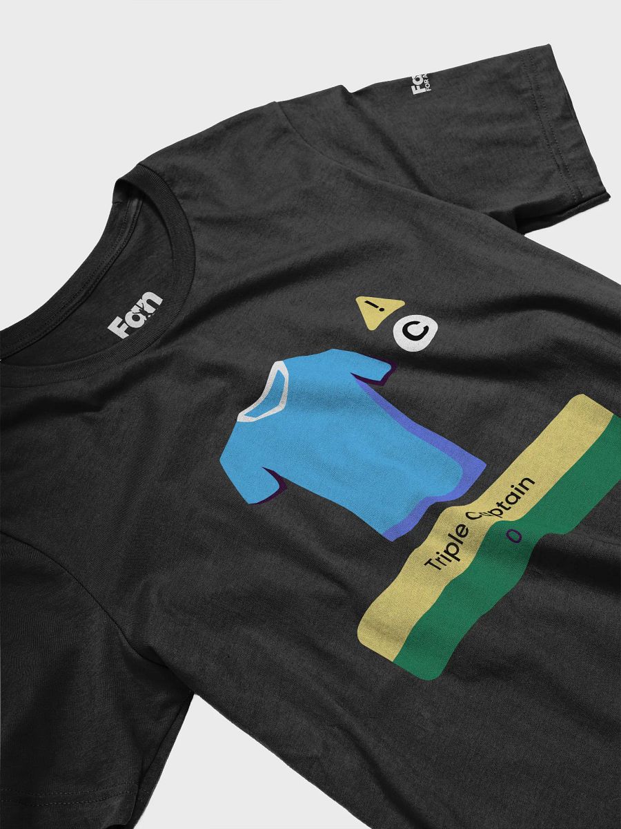 Sky Blue Triple Captain Fantasy Football T-shirt product image (3)