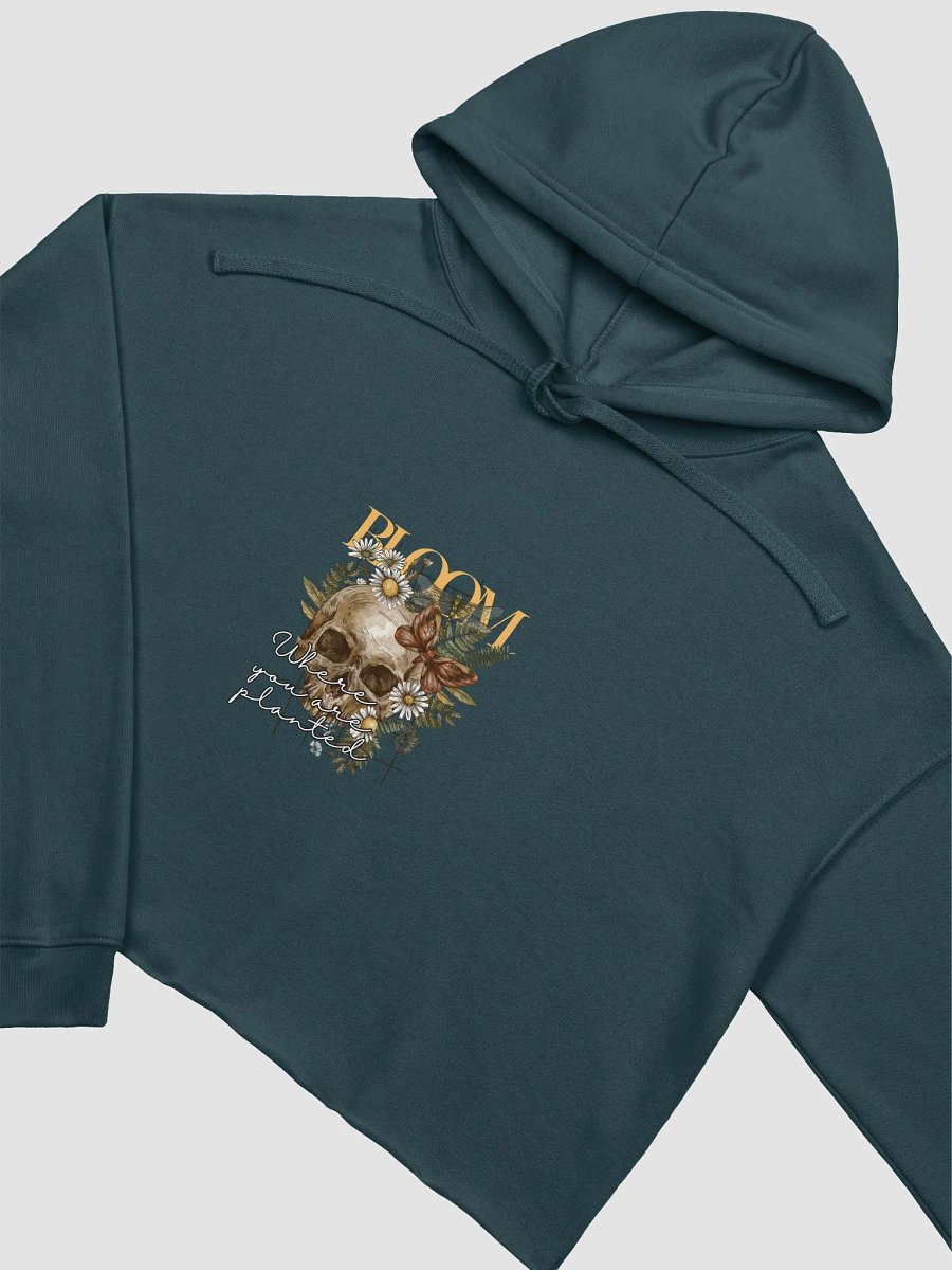 BLOOM Skull Crop Hoodie product image (19)