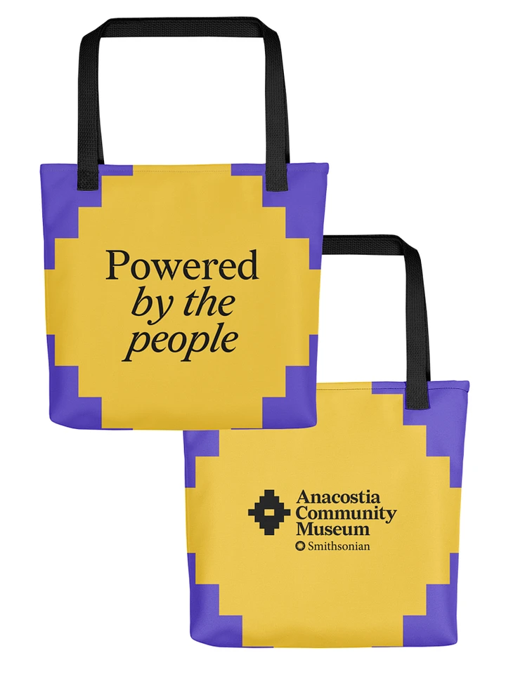Powered by the People Tote (Purple/Yellow) product image (1)
