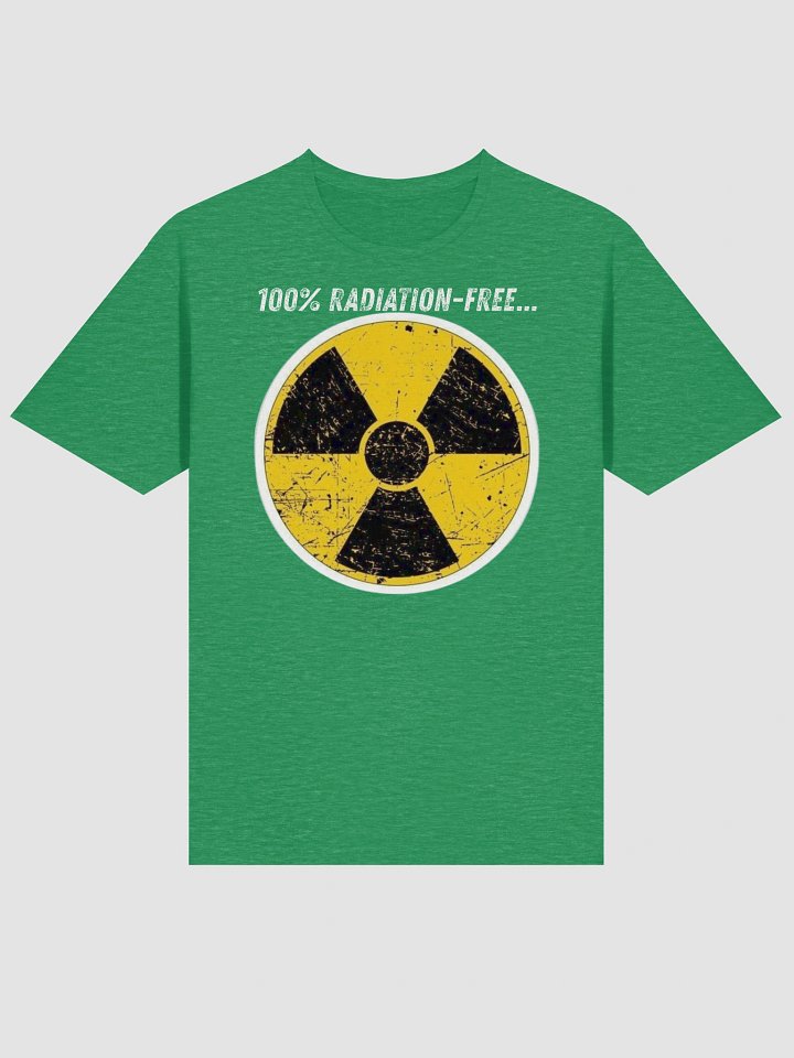 100% Radiation-Free T-Shirt - Funny Nuclear Hazard Symbol product image (1)