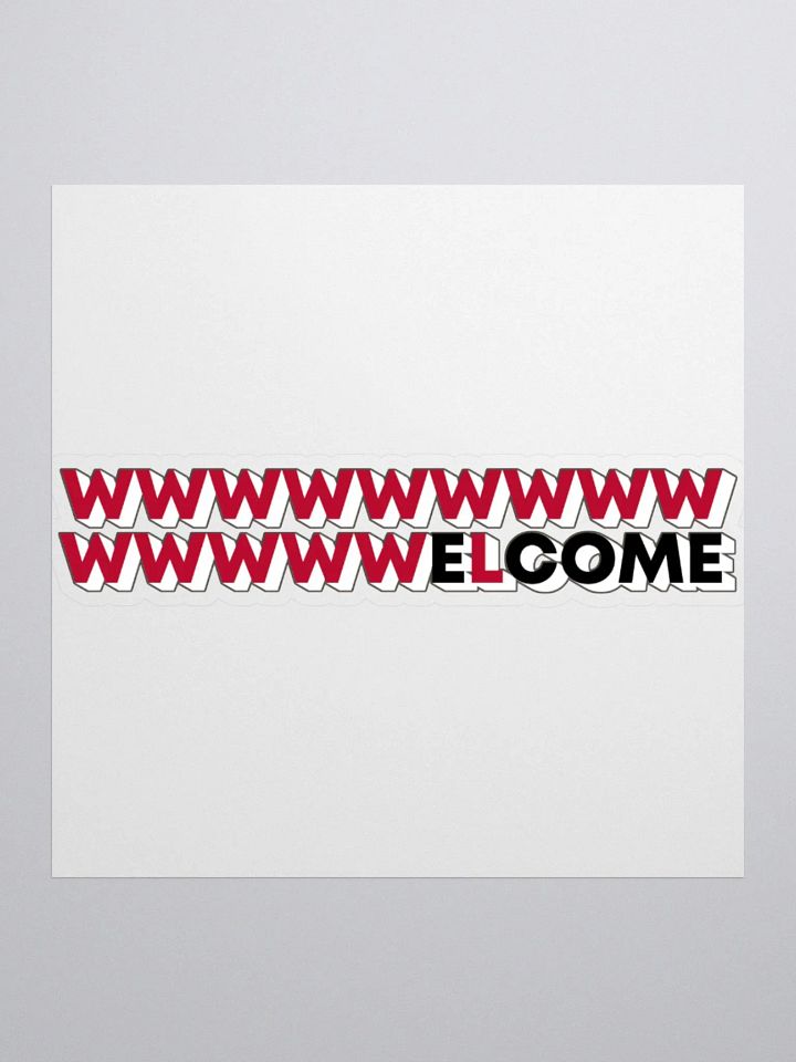 Athens 21 Welcome Sticker product image (1)