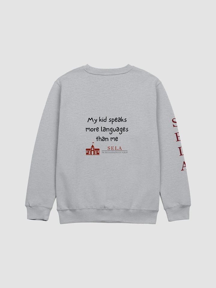SELA Premium Crew Neck Sweatshirt - Multilingual product image (5)