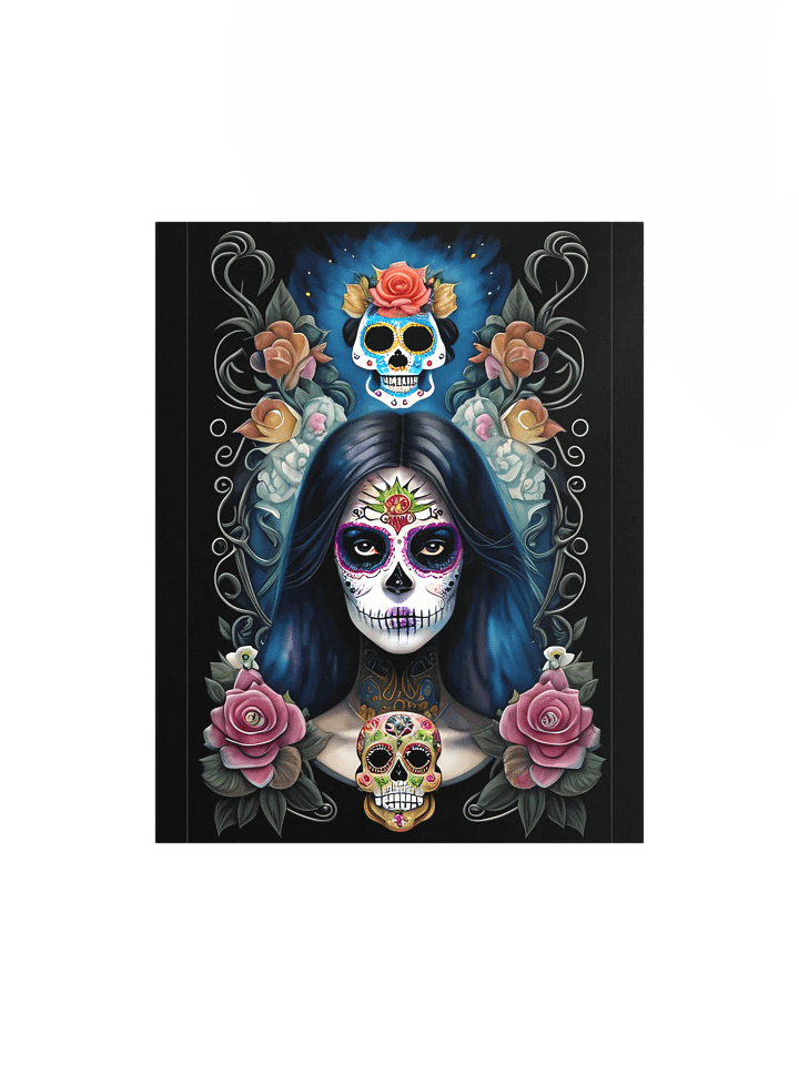Sugar Skull Art - Girl in Skull Makeup Poster product image (2)