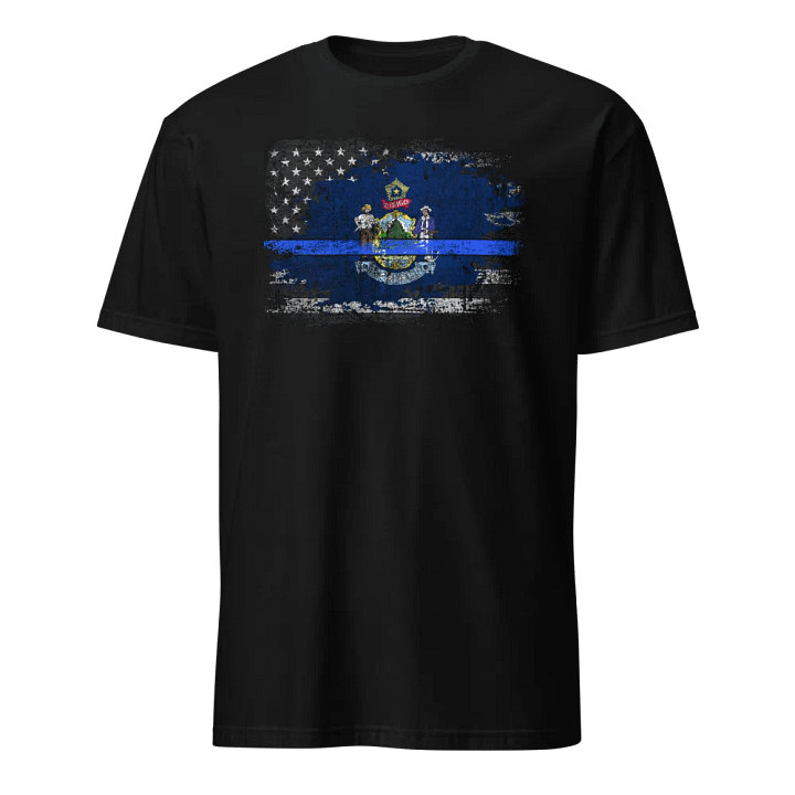 Maine Thin Blue Line Flag product image (1)