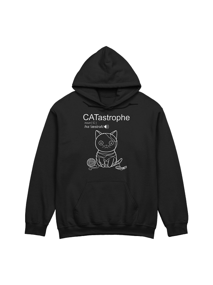 CATastrophe (Cat with Yarn) - Unisex Adult Hoodie product image (3)