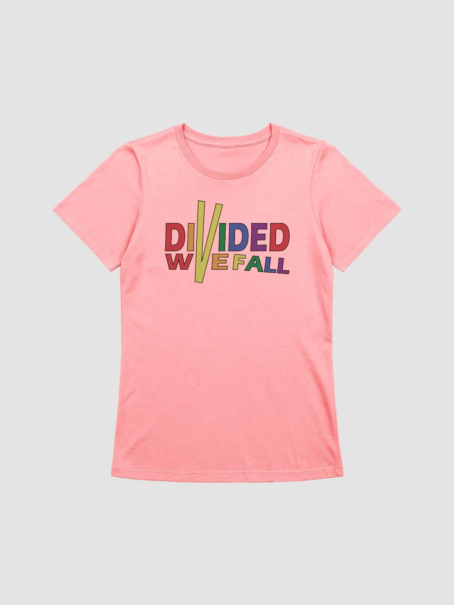 Divided We Fall - Colour - Bella+Canvas Women's Supersoft Relaxed-fit T-Shirt product image (1)