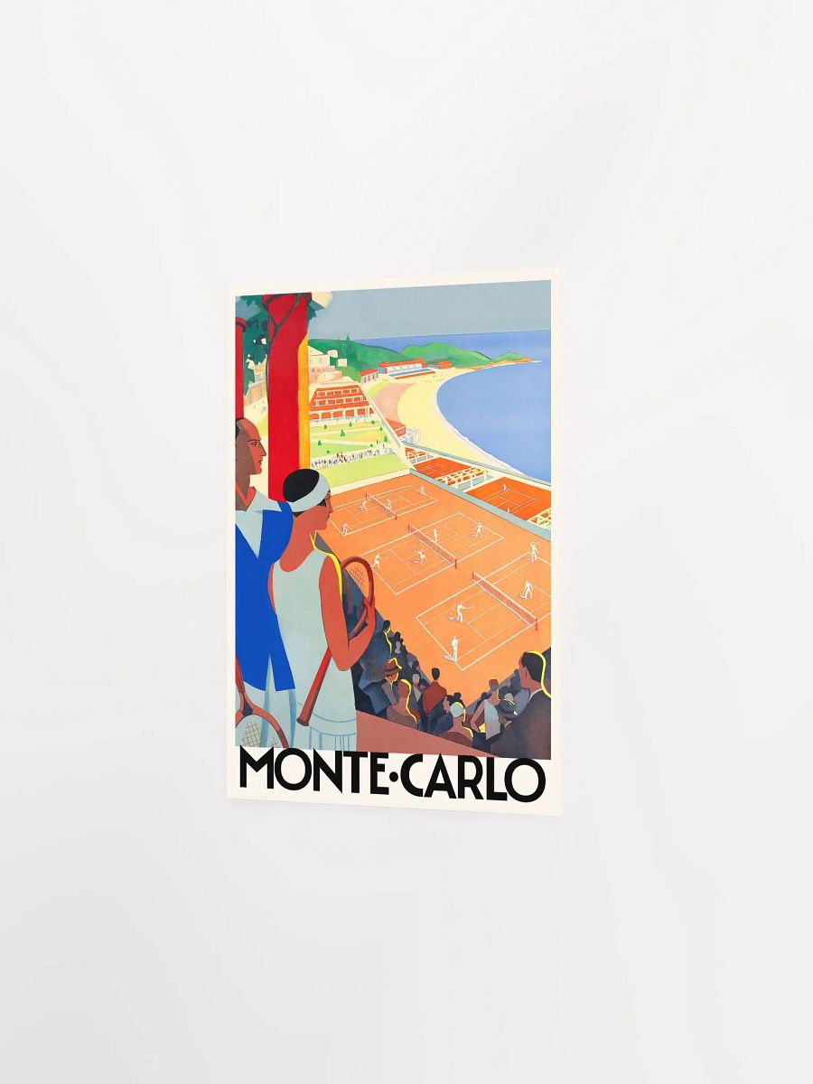 French Riviera / Monte-Carlo, France, 1930s — retro travel poster, vintage travel art, retro wall art product image (7)