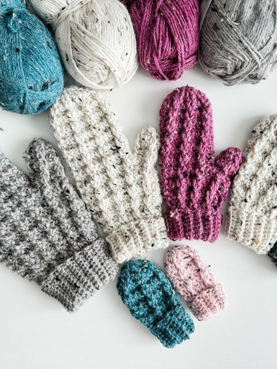 Winter Wonder Cable Mittens Crochet Pattern product image (6)