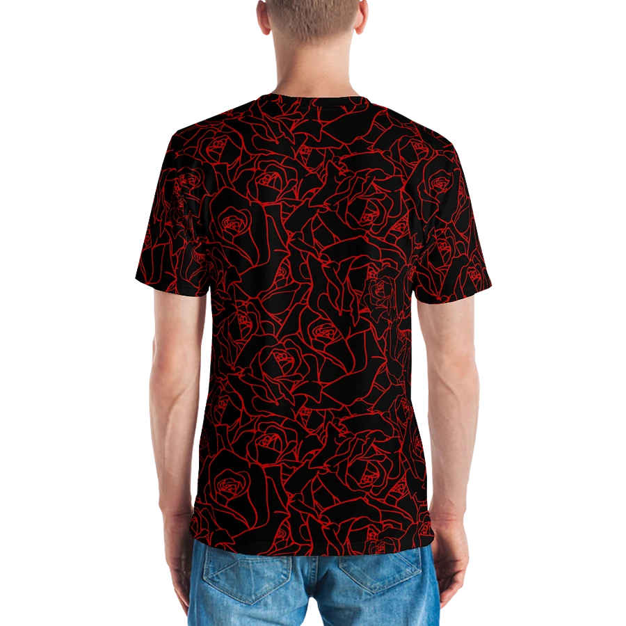 Loads of Roses · black-red crew neck t-shirt product image (16)