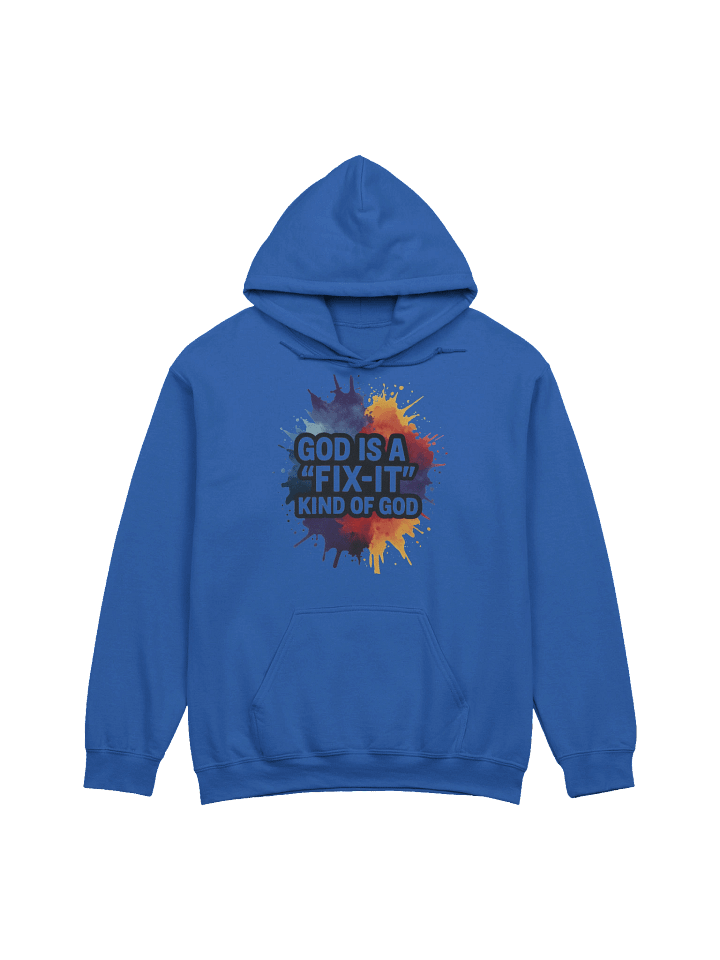"Fix-It Faith" Paint Splatter Hoodie product image (7)
