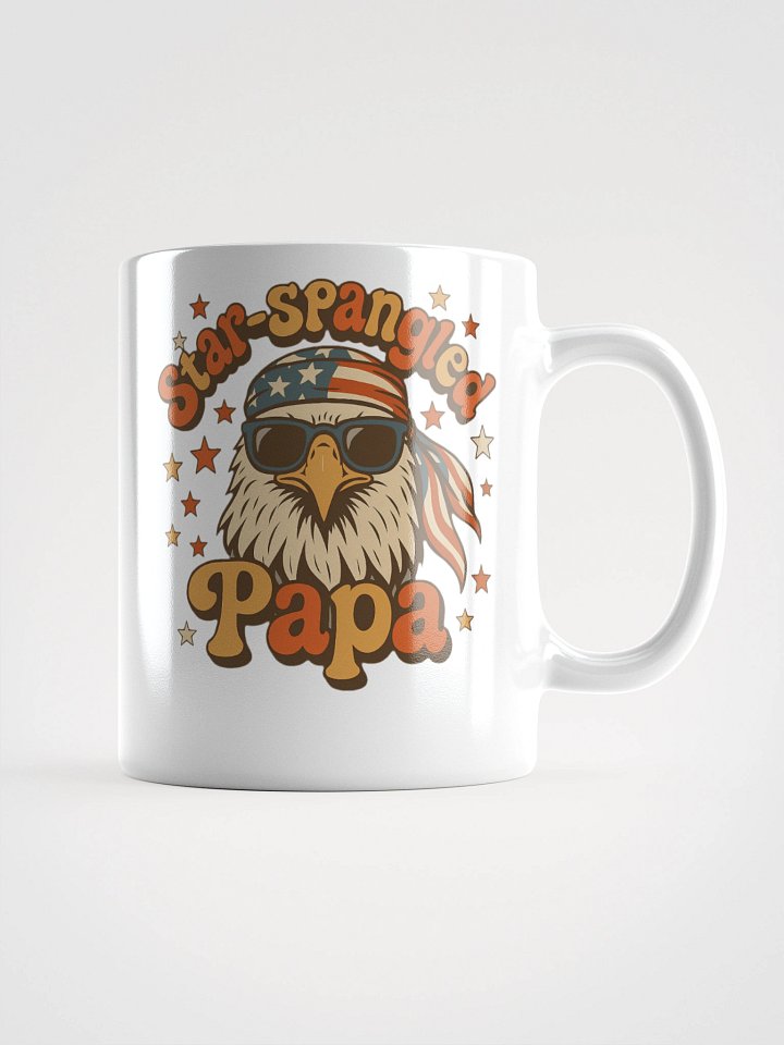 Star-Spangled Papa Eagle Mug product image (1)
