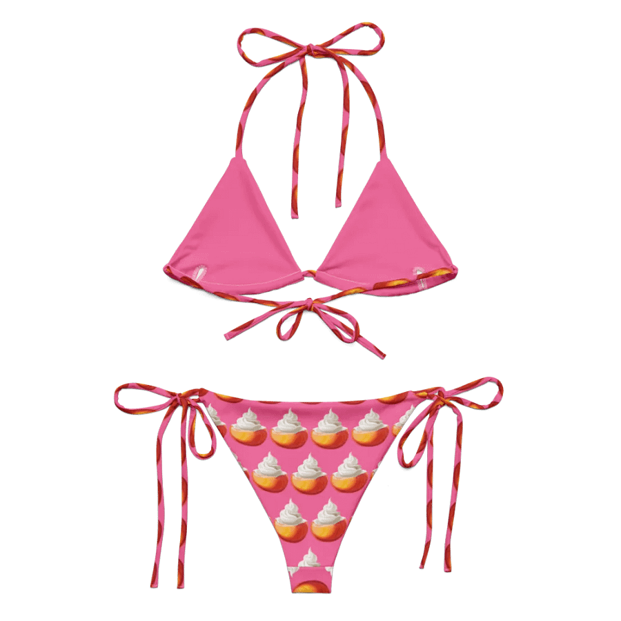 Peach with cream pink bikini product image (5)
