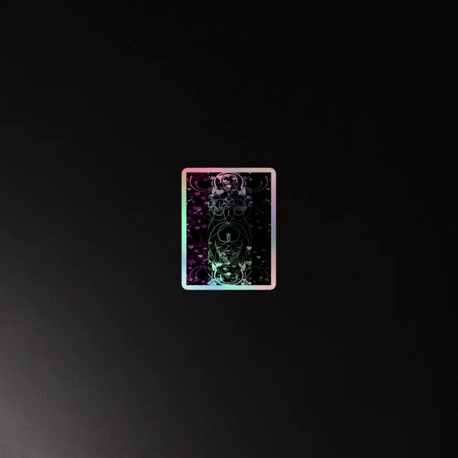 Asexual Flag Sticker (Flourish Variation) product image (2)