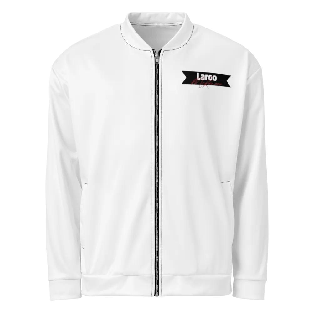 Laroo's Signature Bomber Jacket (White) product image (2)