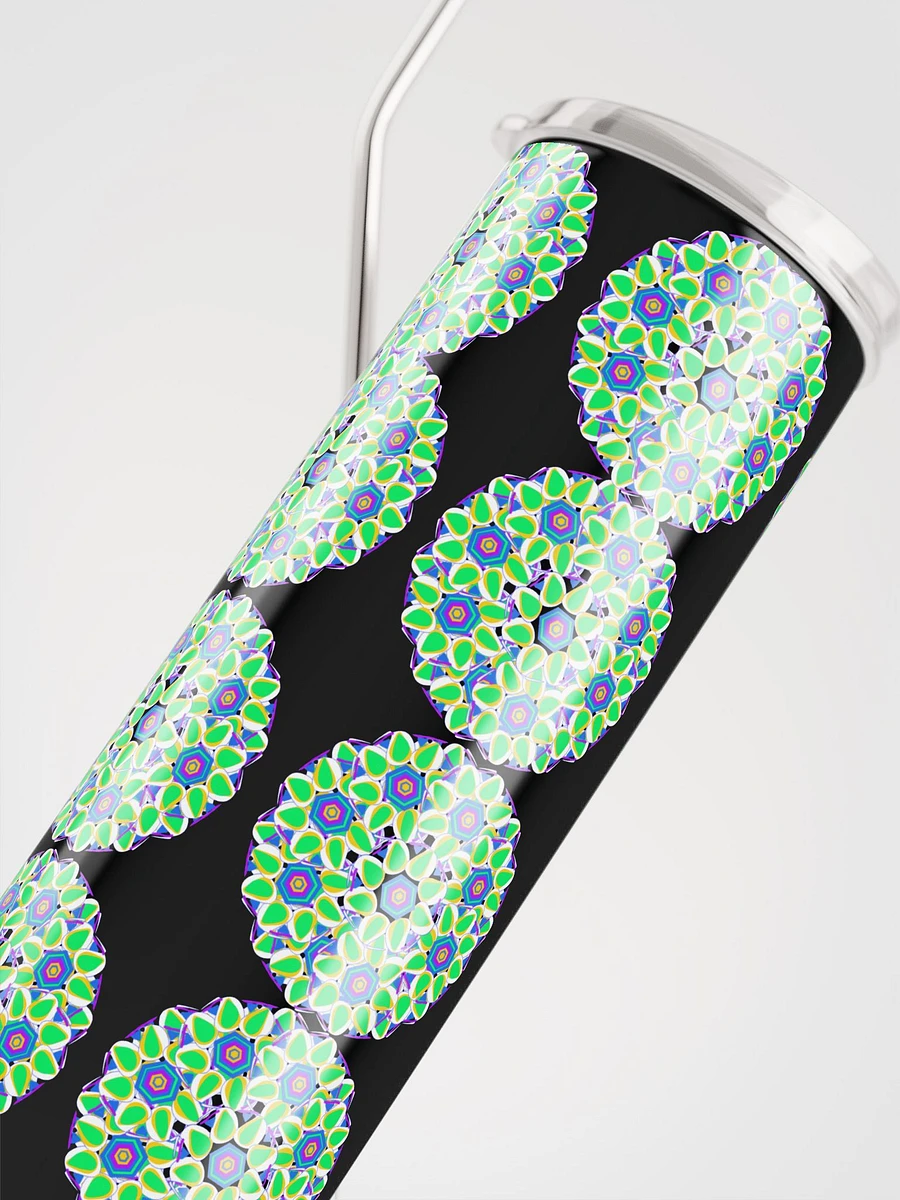 Miniaday Designs Green Kaleidoscope Stainless Steel Tumbler product image (9)