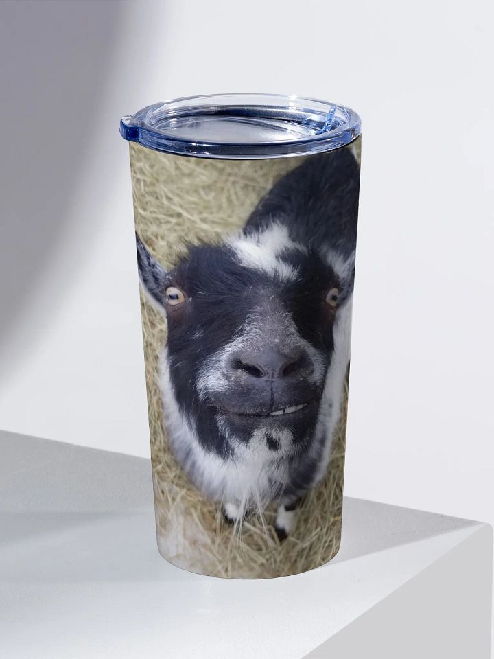 Cute Jeremy goat travel tumbler product image (1)