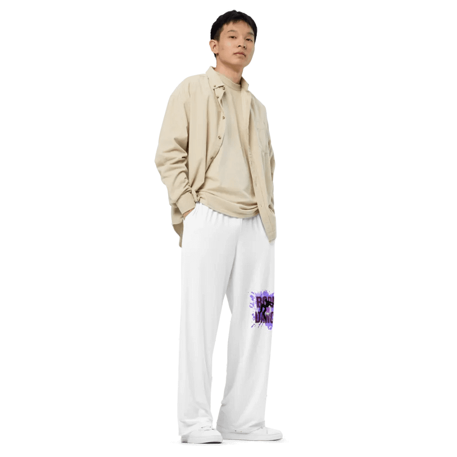 Born to Dance His Silhouette Rhythm Splatter Wide-Leg Pants product image (4)