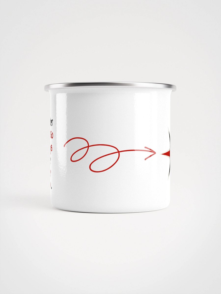 No Matter Where I Go I Always Come Home To You Enamel Camp Mug product image (2)