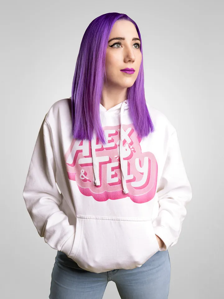 Alex & Tely Pink Logo Hoodie product image (1)