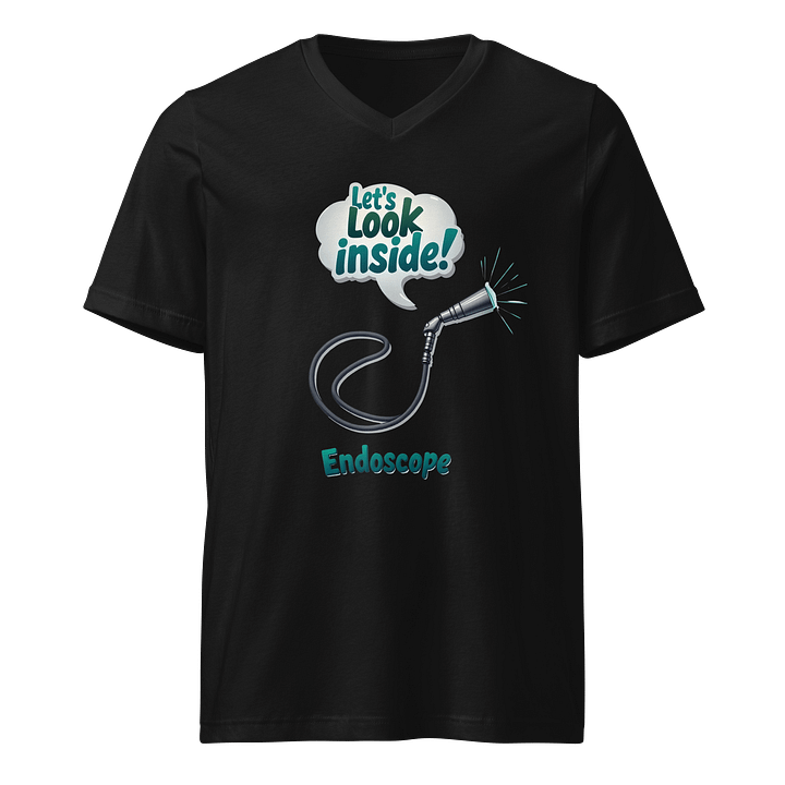 Explore Within: Endoscope Illustrated V-Neck T-Shirt product image (1)