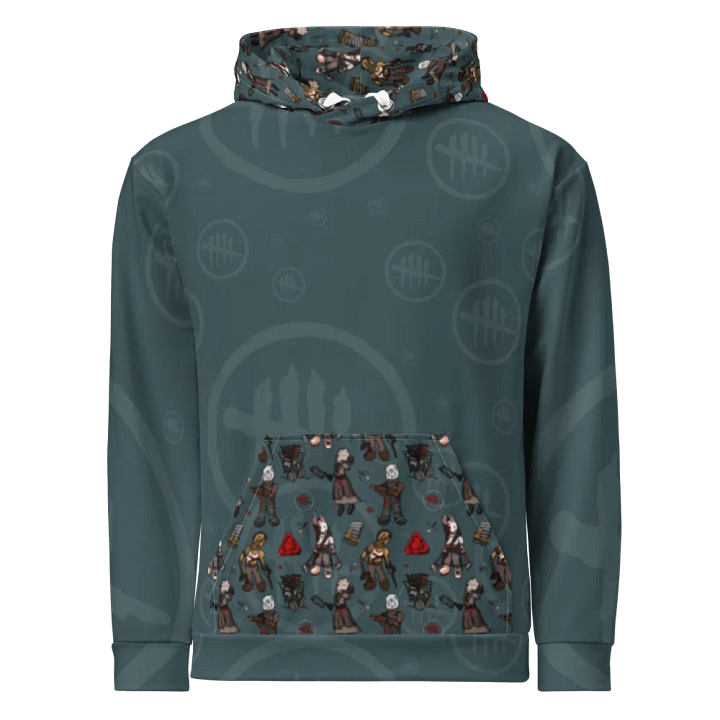 Dead by daylight Patterned Hoodie (dark) product image (1)