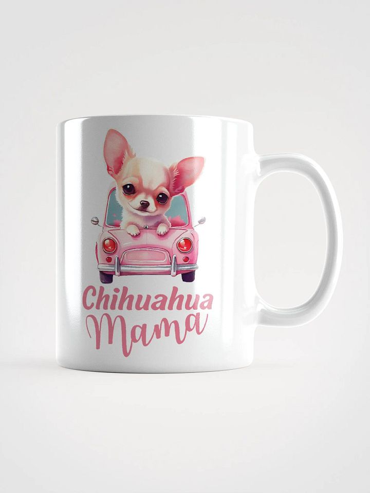 Chihuahua Mama White Glossy Mug product image (2)