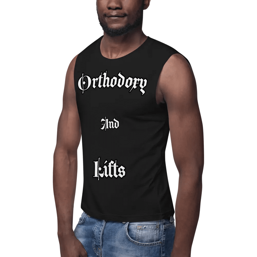 Orthodoxy And Lifts Gothic Unisex Muscle Tank product image (7)