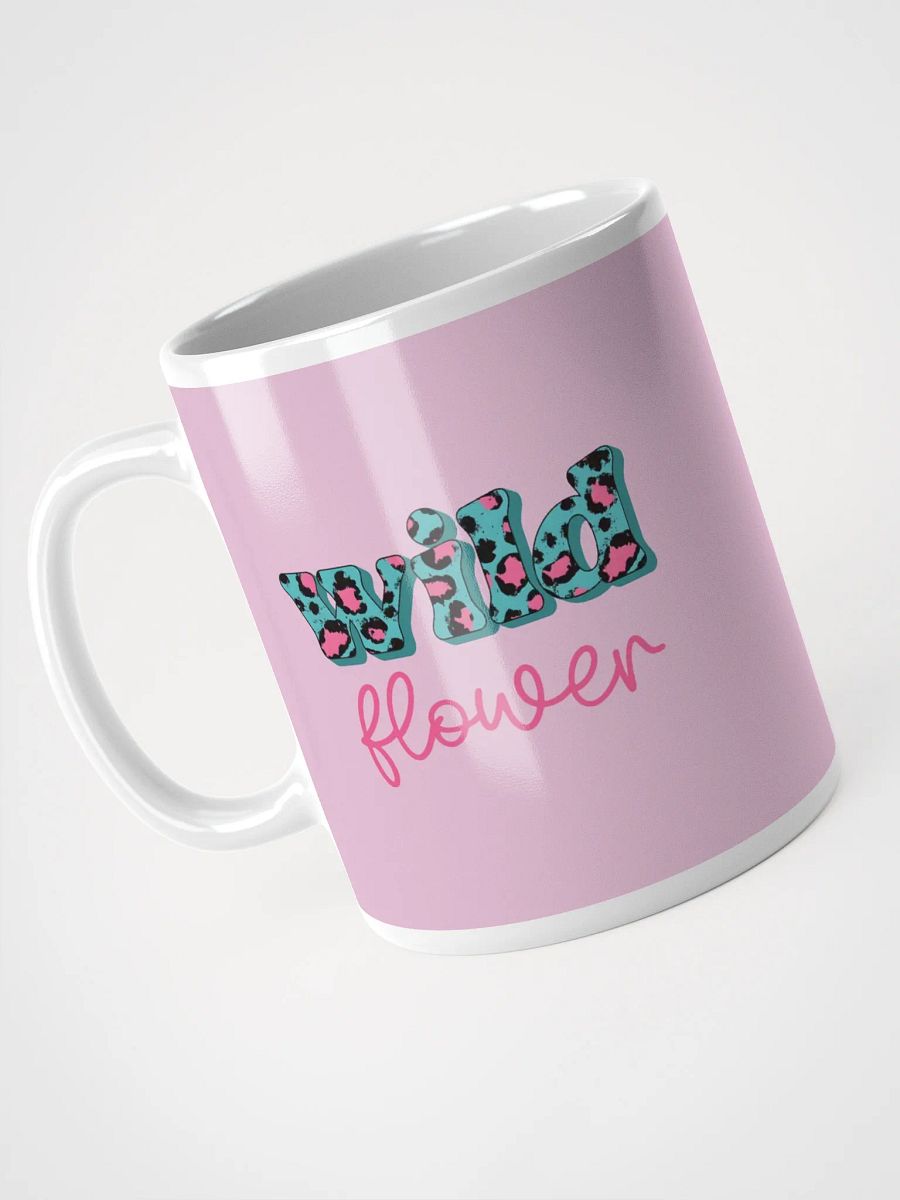 Wild Flower Leopard Print Mug product image (3)