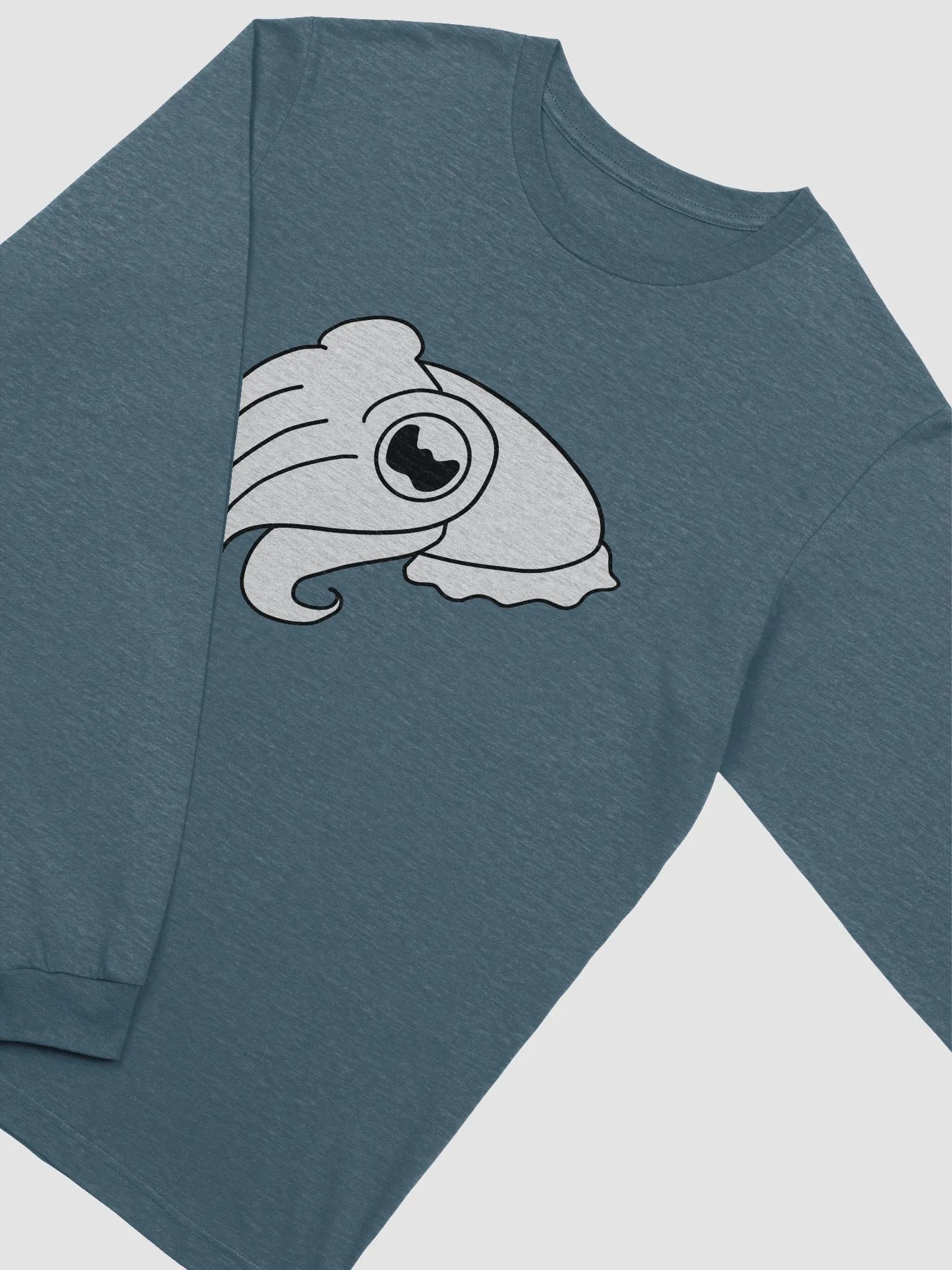 Basic White Cuttlefish - long sleeve tee product image (3)