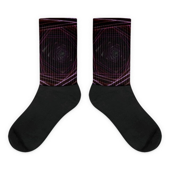 Triangulum Rift Black Foot Socks product image (1)
