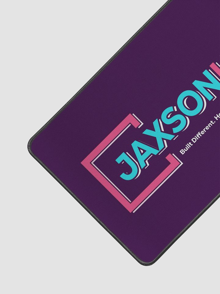 JAXSONHQ Desk Mat: Built Different. Held Together. #FAMILY product image (2)