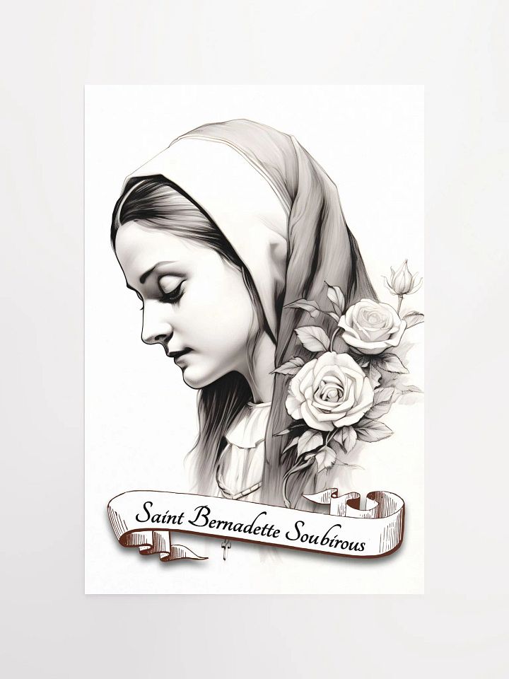 Saint Bernadette of Lourdes Poster product image (2)